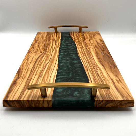 #104 EMERALD GREEN EPOXY TRAY