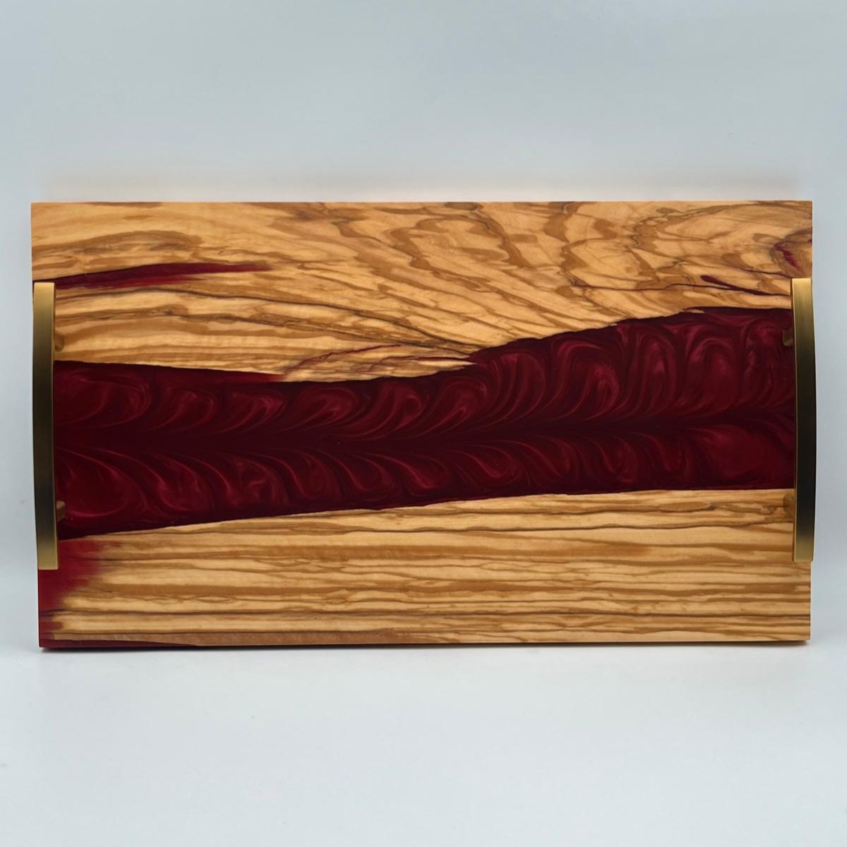 #103 REDWINE EPOXY TRAY